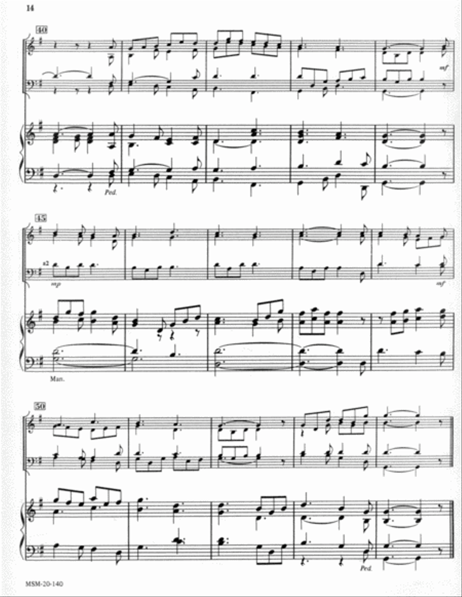 The Snow Lay on the Ground (Venite Adoremus) Organ scores gallery preview page 4