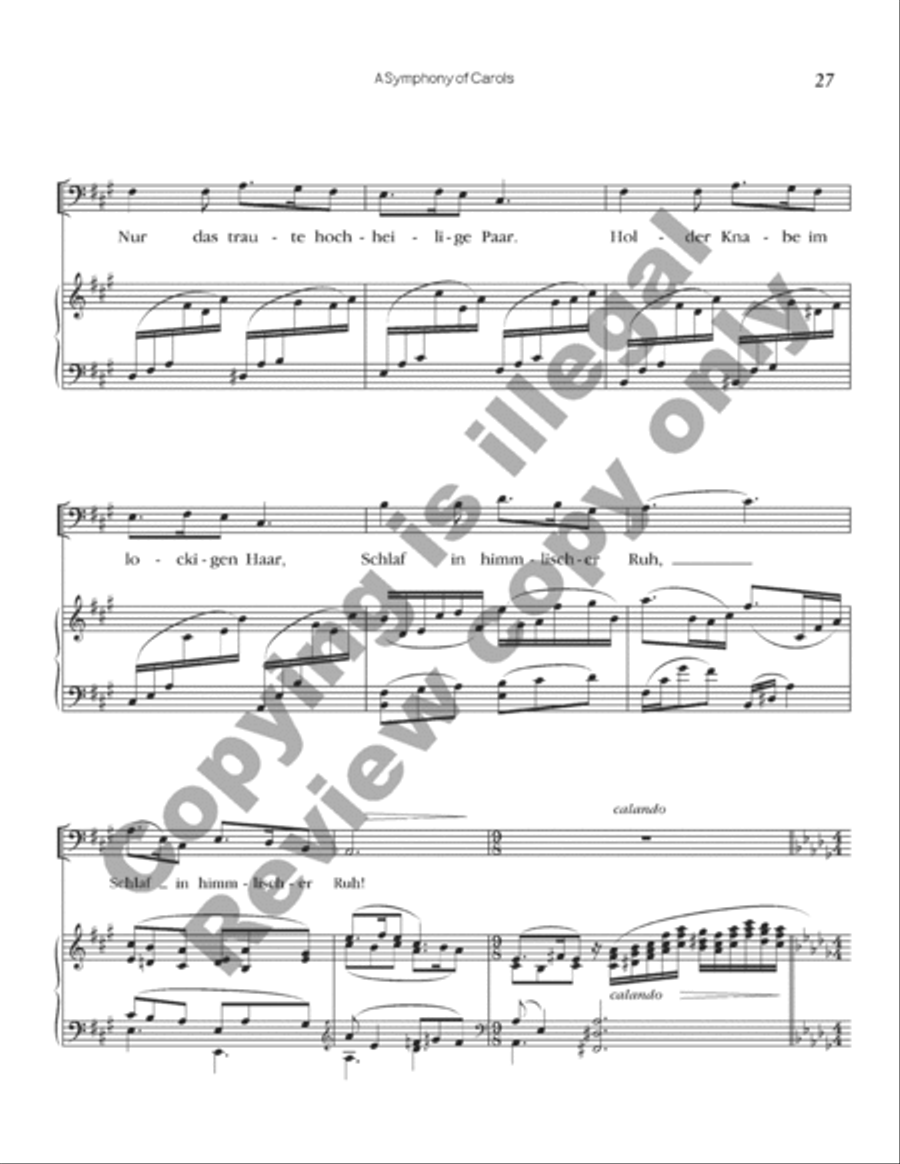 A Symphony of Carols (Choral Score) A Symphony of Carols (Choral Score) TTBB scores gallery preview page 11