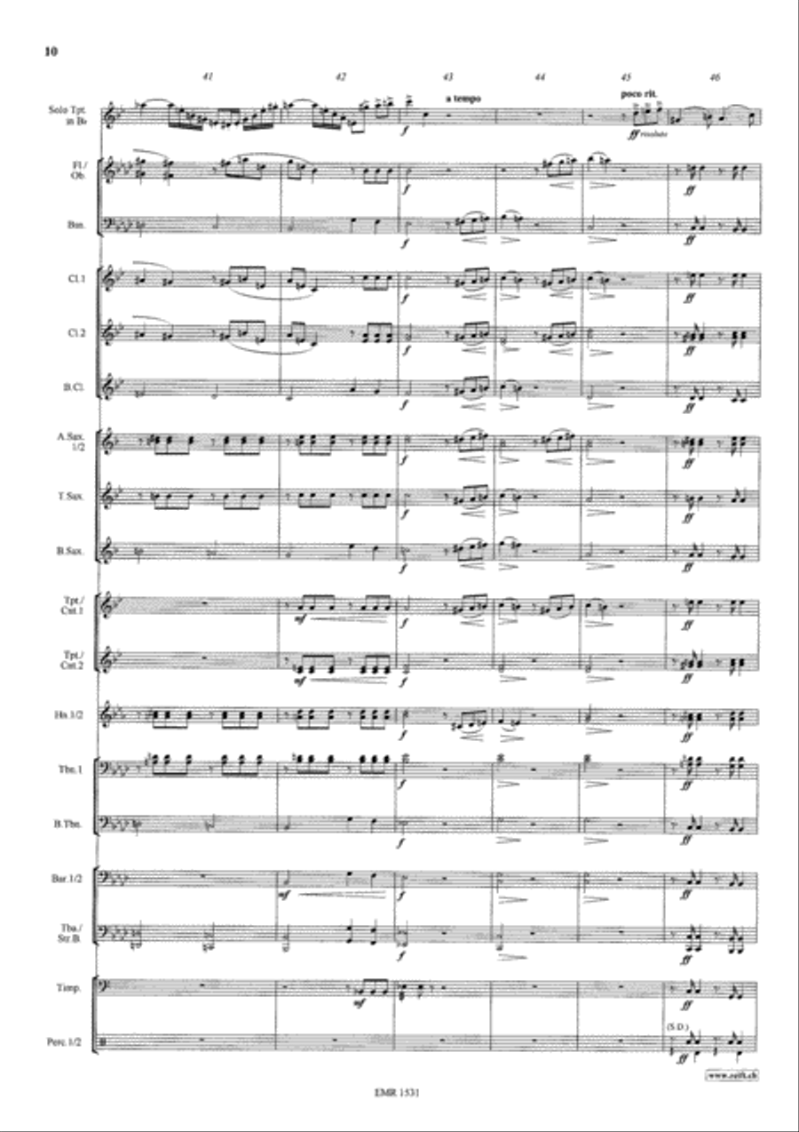 Konzertstuck No. 1 Concert Band scores gallery preview page 11