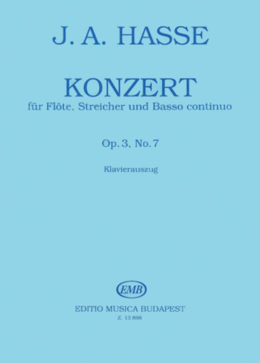 Konzert For Flute, Streicher Und Basso Continuo