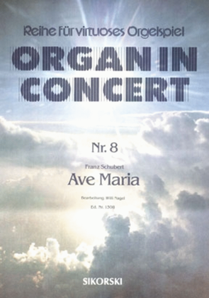 Book cover for Ave Maria Fur Elektronische Orgel