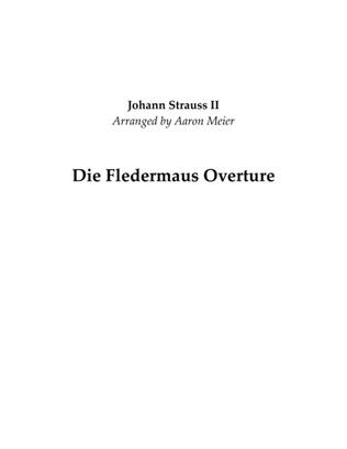 Die Fledermaus Overture (arr. for string orchestra): Score