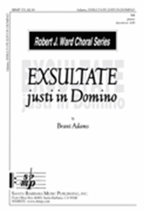 Book cover for Exsultate Justi in Domino - SA Octavo