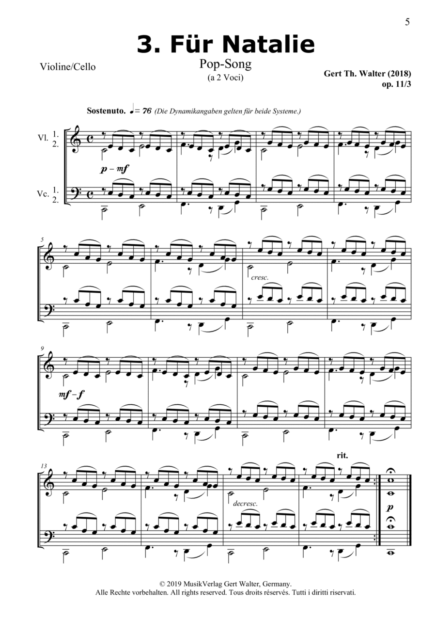 For Natalie Score and Parts scores gallery preview page 1