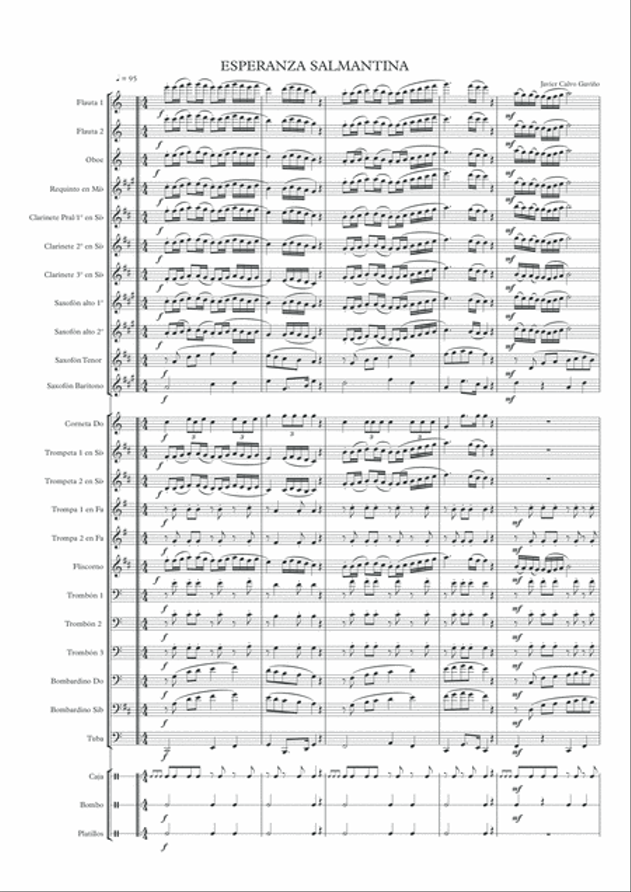 Esperanza Salmantina Concert Band scores gallery preview page 2