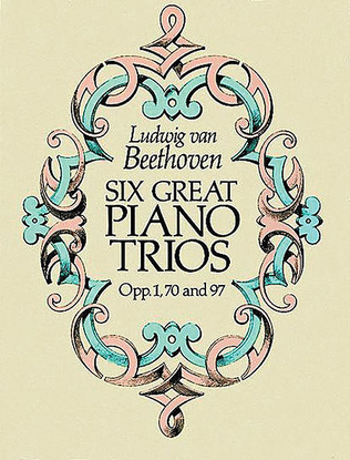 Book cover for Six Great Piano Trios in Full Score