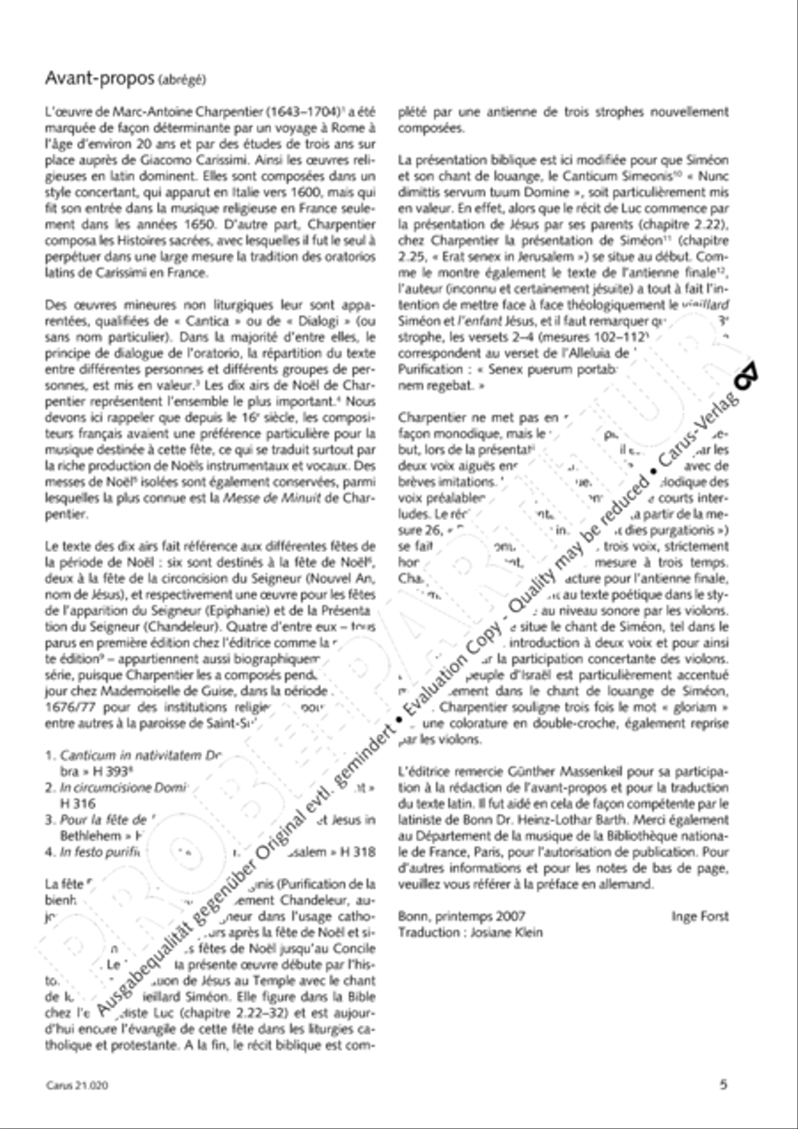 In festo purificationis Choir scores gallery preview page 6