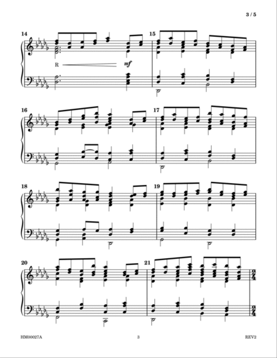 Følge meg til Kelvingrove Handbell Choir scores gallery preview page 3