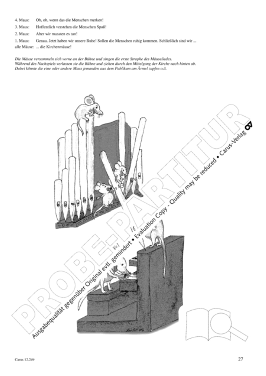Mause in der Michaelskirche 4-Part scores gallery preview page 28