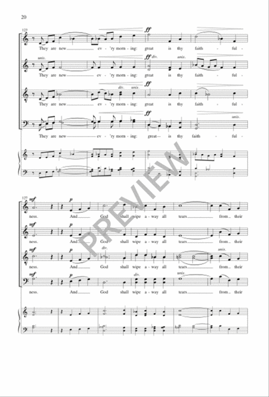 Still, in Remembrance Divisi scores gallery preview page 18
