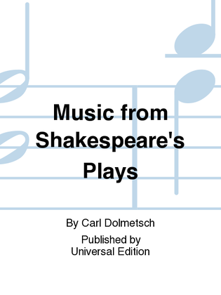 Music From Shakespeare's Plays