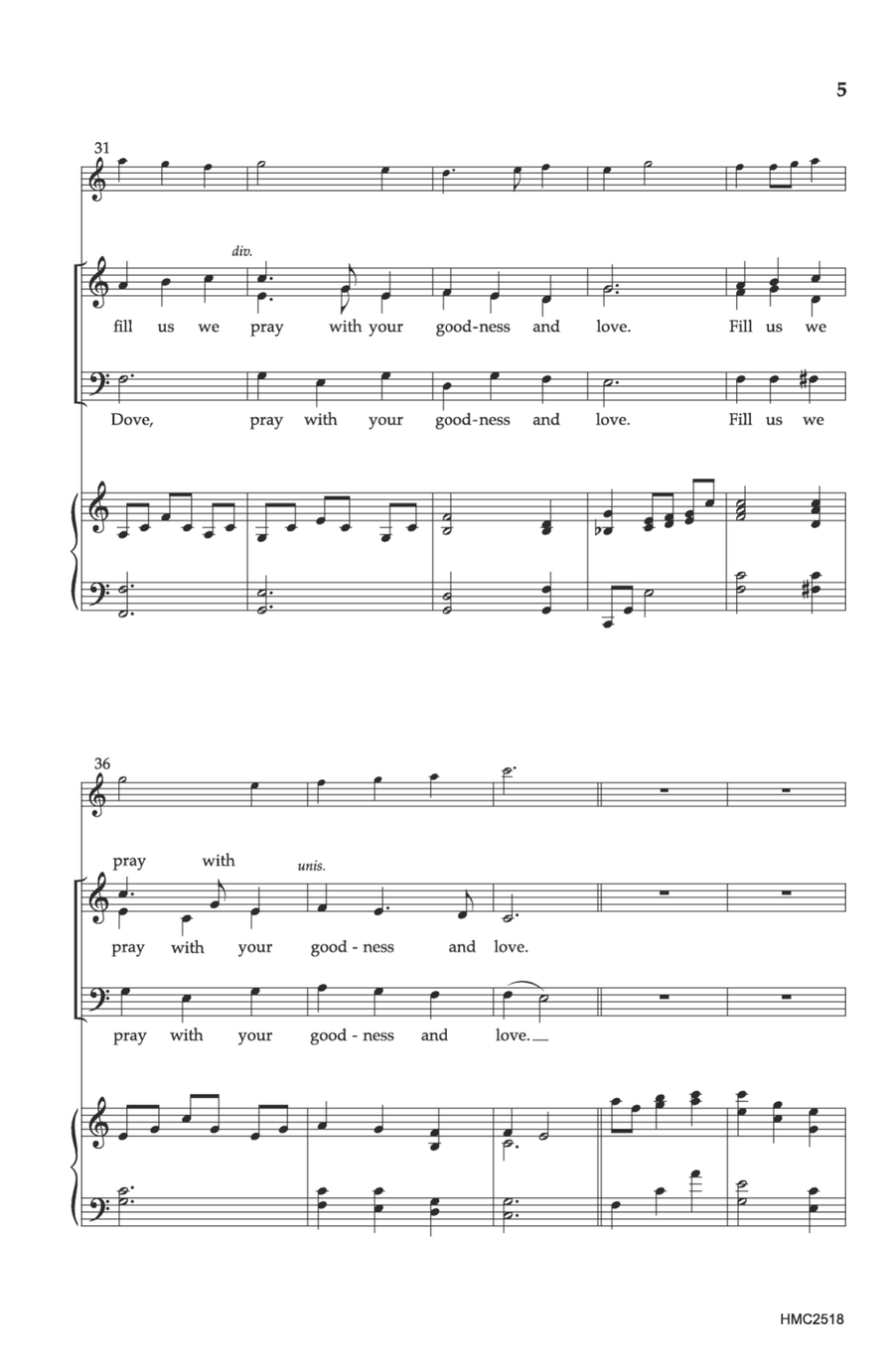 Be in Our Gathering 3-Part scores gallery preview page 4