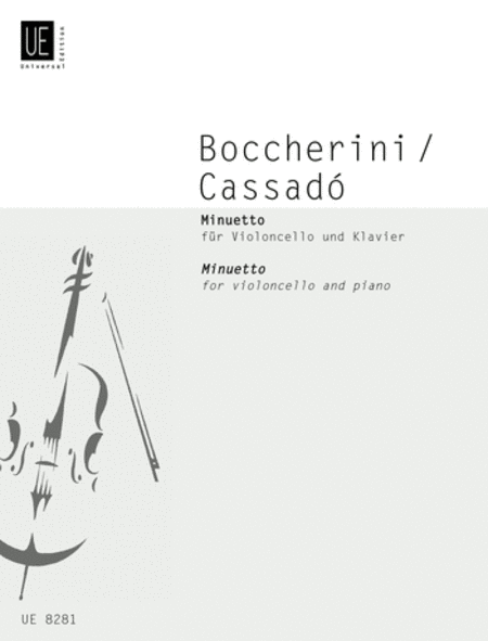 Minuetto, Violincello/Pianoforte (Cassado)