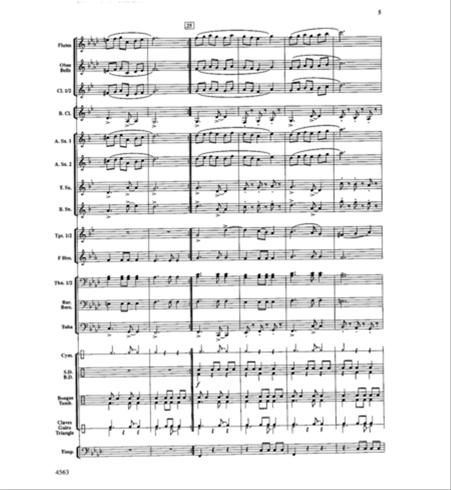 The Eagle's Triumph The Eagle's Triumph Concert Band scores gallery preview page 6