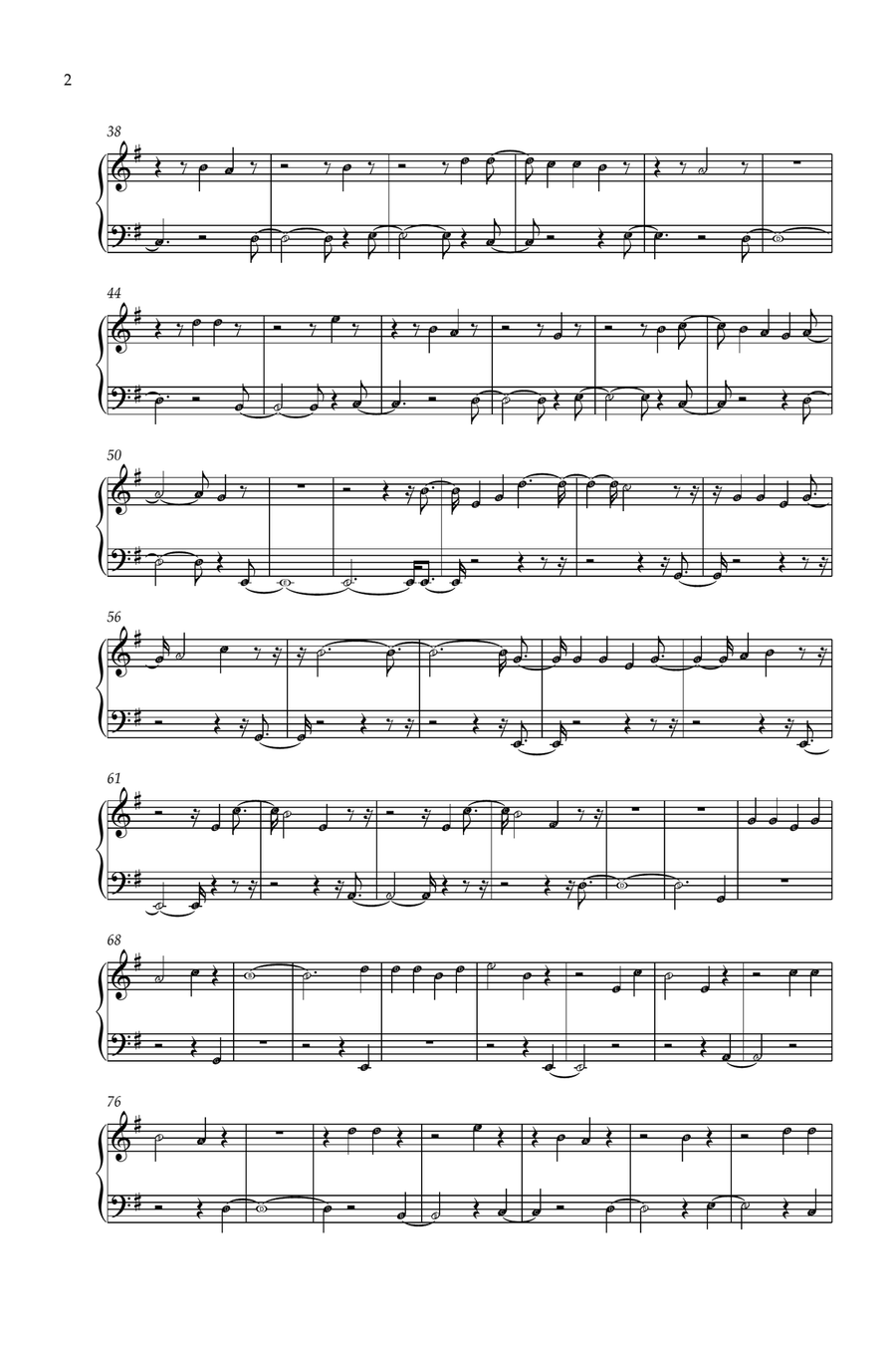 Hosanna Easy Piano scores gallery preview page 2