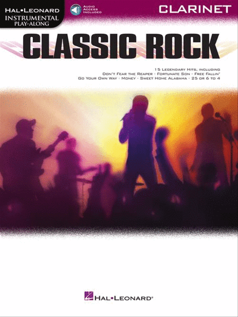 Classic Rock Clarinet Solo scores gallery preview page 2