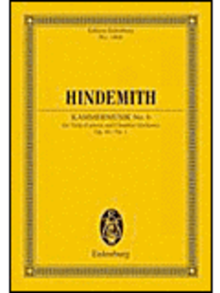 Paul Hindemith - Kammermusik No. 6, Op. 46, No. 1