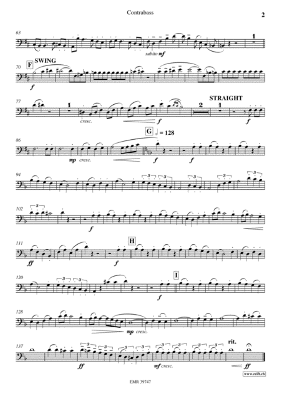 Il Barbiere Of Seville Double Bass scores gallery preview page 3