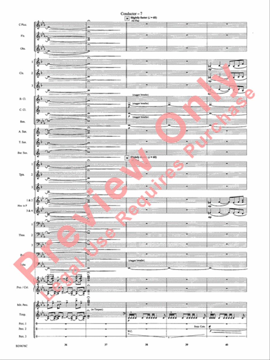 Paradiso Paradiso Concert Band scores gallery preview page 10