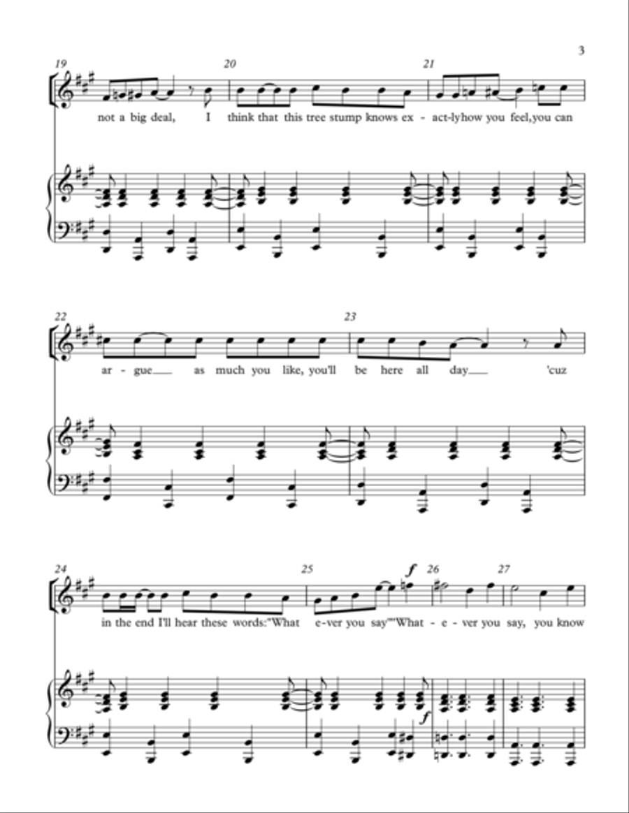 Whatever You Say Voice scores gallery preview page 3