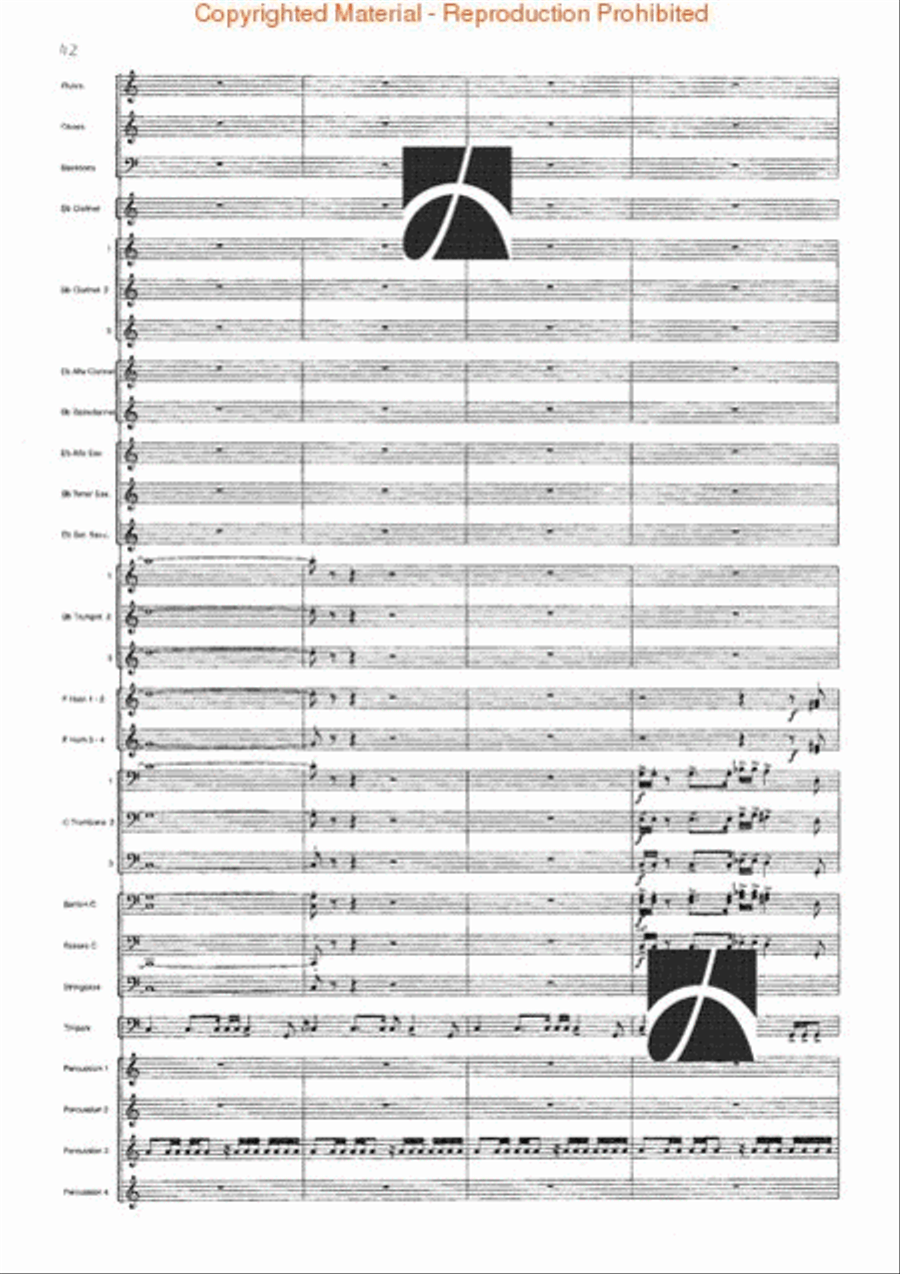 Spartacus Concert Band scores gallery preview page 43
