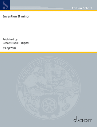 Book cover for Invention B minor