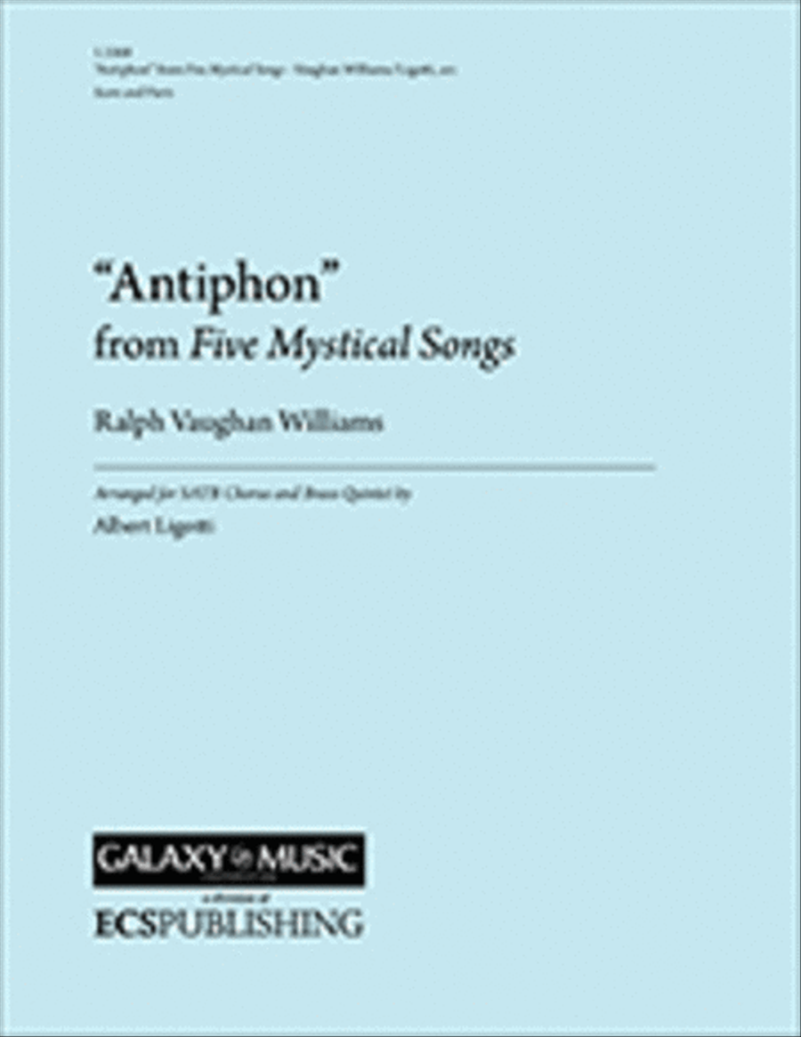 Antiphon (score & instrumental parts for Brass Quintet) Choir scores gallery preview page 1