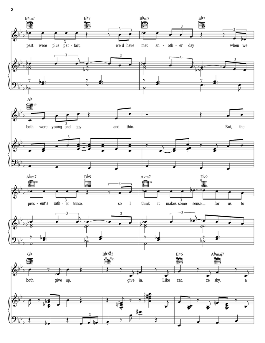 Like Zis/Like Zat Piano, Vocal, Guitar scores gallery preview page 2
