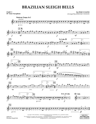 Brazilian Sleigh Bells - Pt.3 - Bb Tenor Saxophone