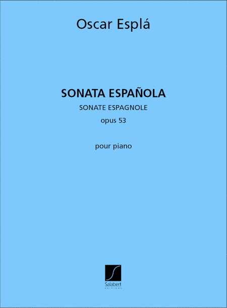 Sonata Espanola Op.33 Piano