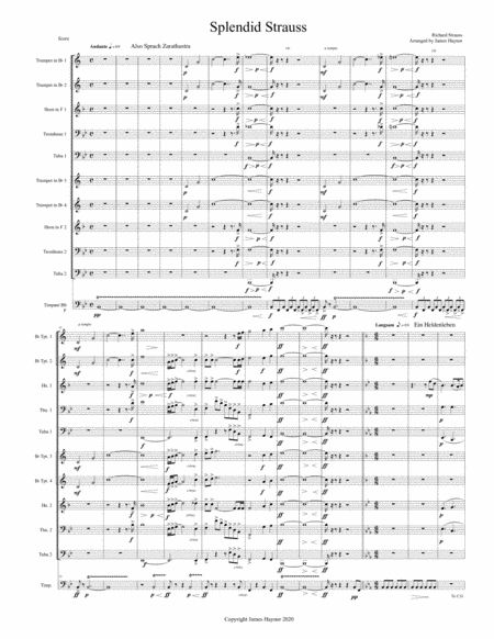 Splendid Strauss for Double Brass Quintet and Timpani image number null