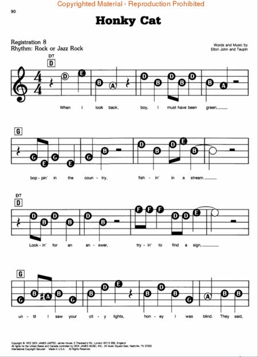 Elton John Anthology – 2nd Edition Voice scores gallery preview page 2