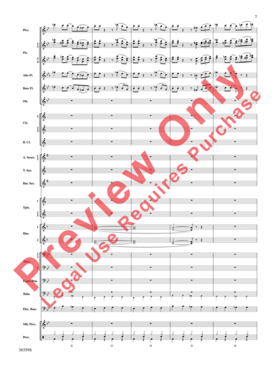 Those Fabulous Flutes Concert Band scores gallery preview page 8