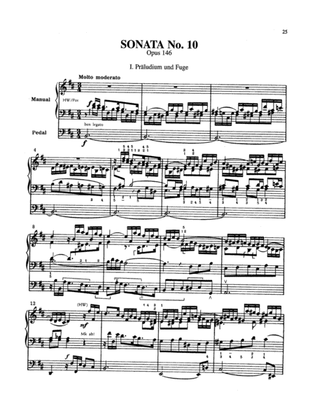 Rheinberger: Two Sonatas - No. 5, Op. 111 and No. 10, Op. 146