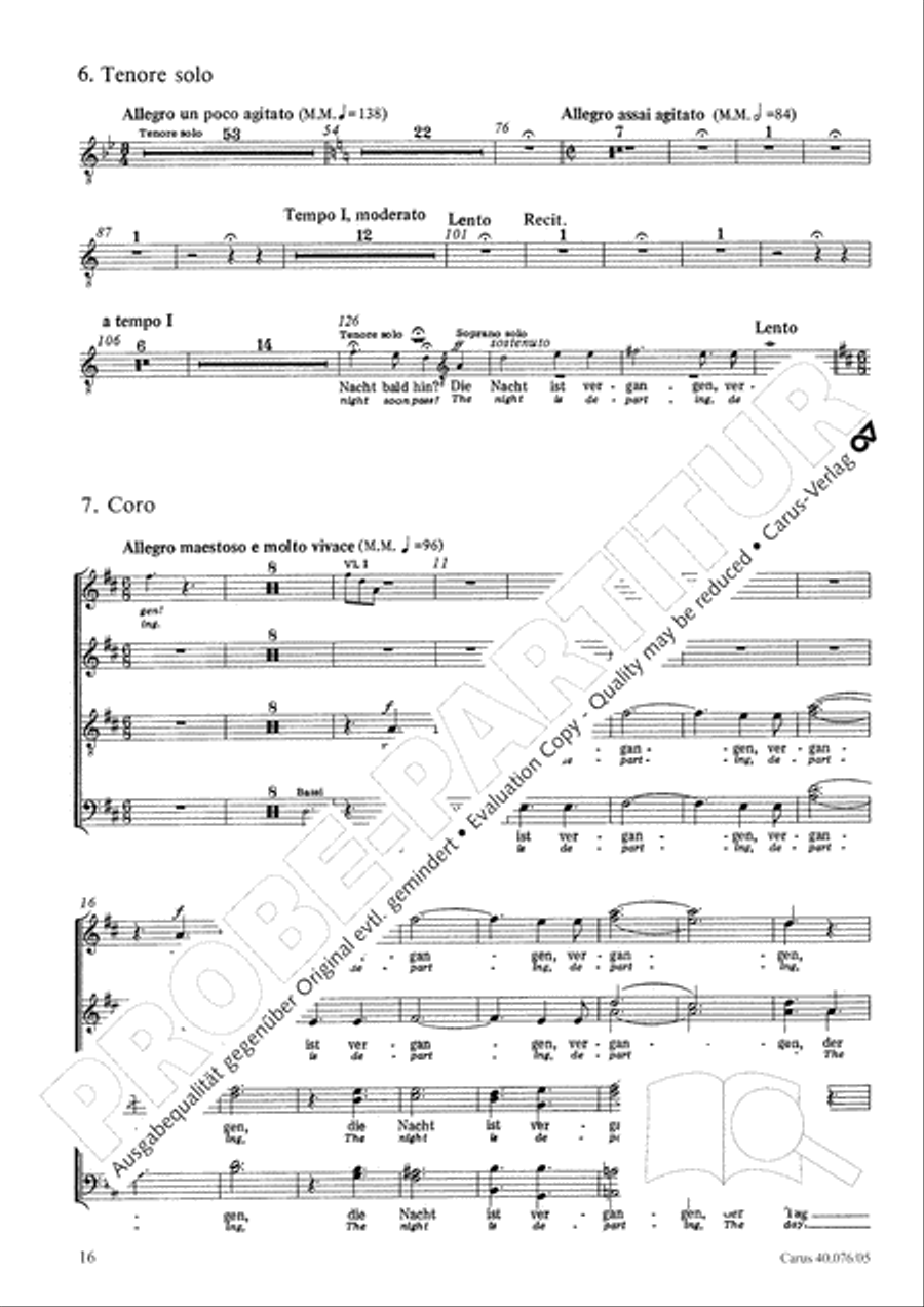 Hymn of Praise, MWV A 18 SSAATB scores gallery preview page 18