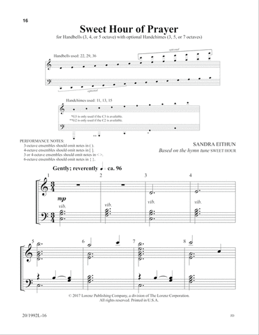 Hymns We Love to Ring 5-Octaves scores gallery preview page 13