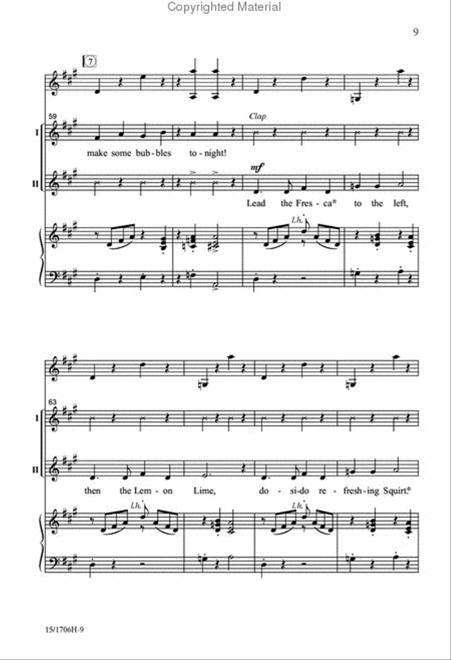 Pop Bottle Hoedown Pop Bottle Hoedown 2-Part scores gallery preview page 9