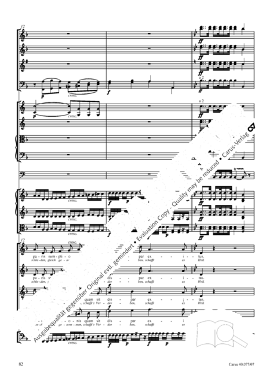 Lauda Sion 4-Part scores gallery preview page 95