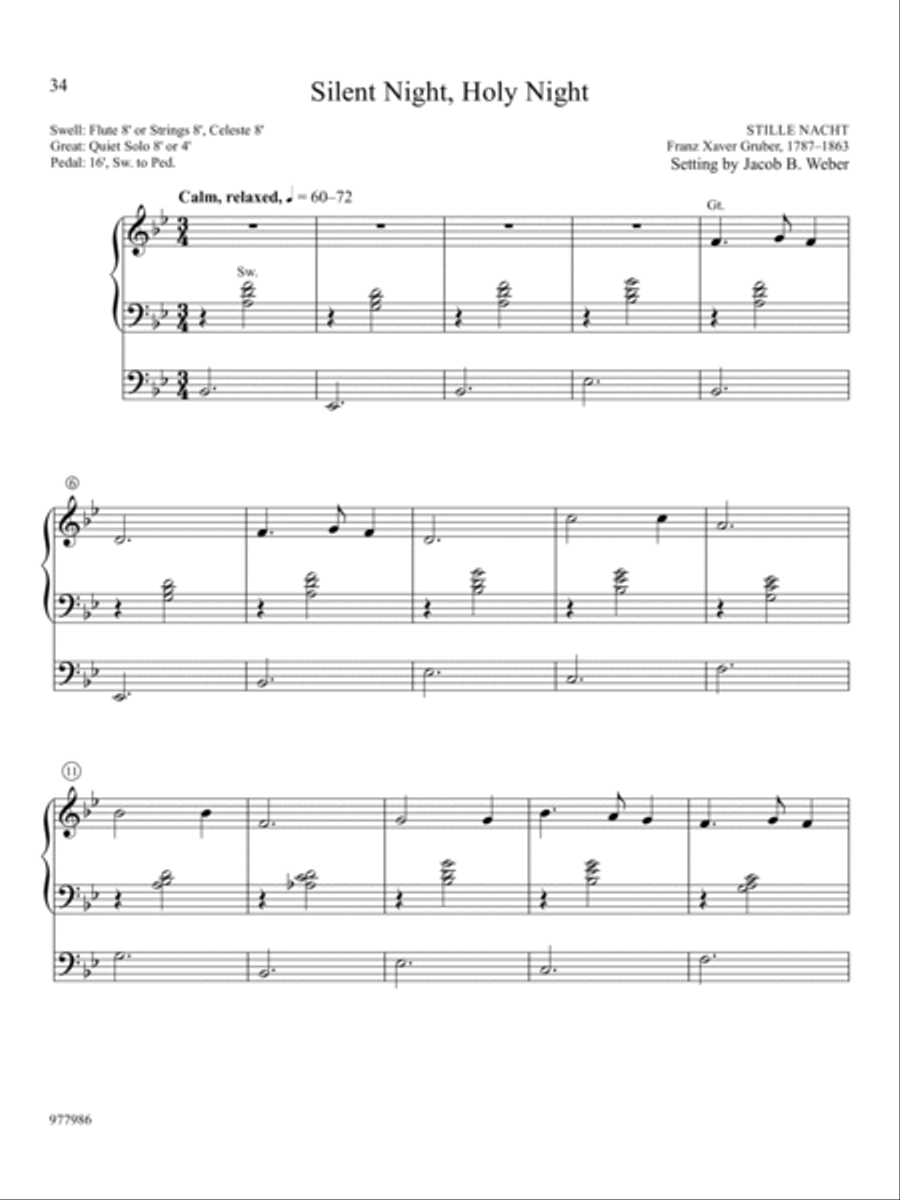 Christmas Simplified: Easy Settings for Organ Organ Solo scores gallery preview page 12