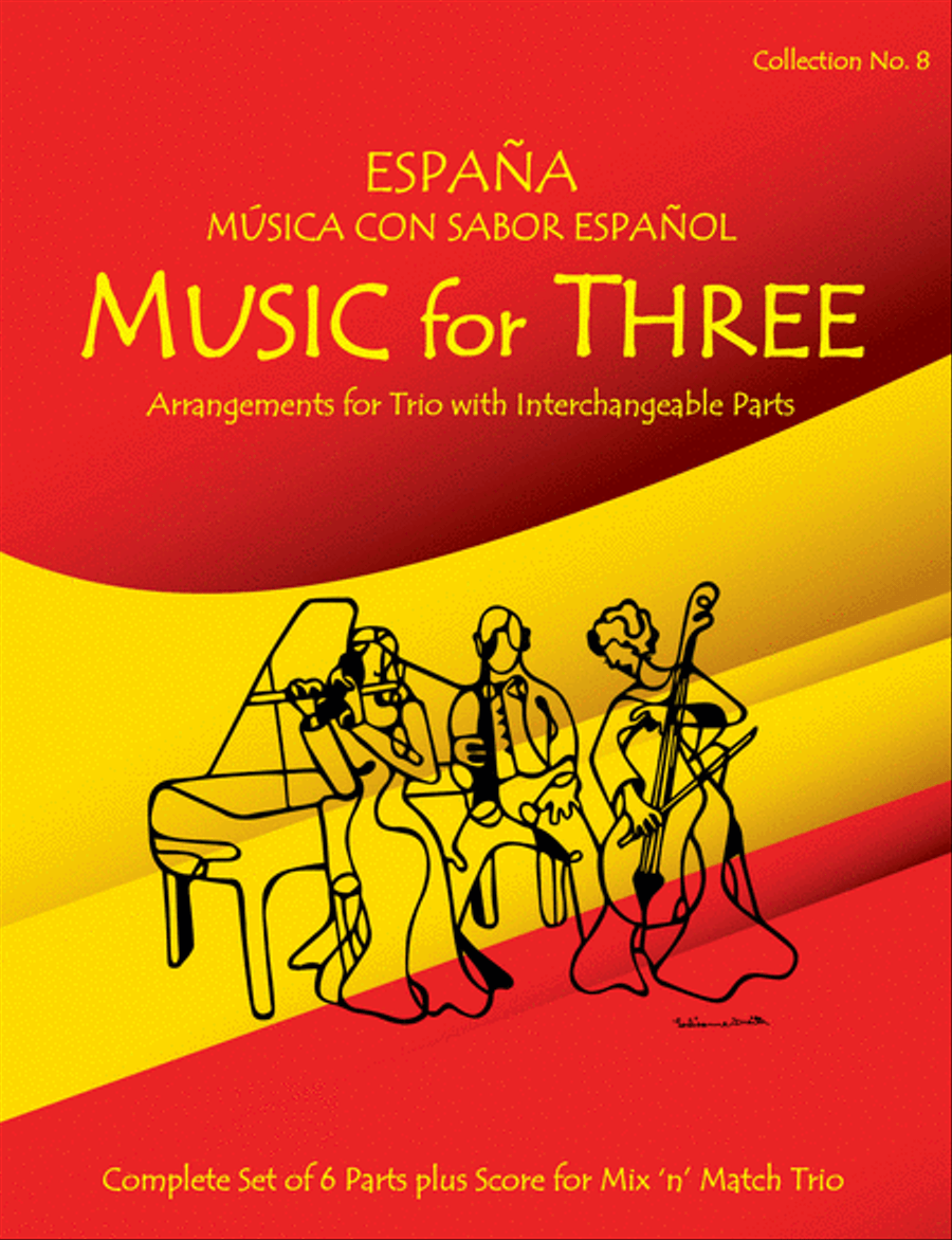 Music for Three, Collection #8 - Espana! Music con un Sabor Espanol Bassoon scores gallery preview page 1