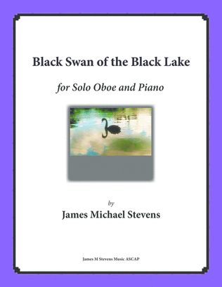 Book cover for Black Swan of the Black Lake (Solo Oboe & Piano)
