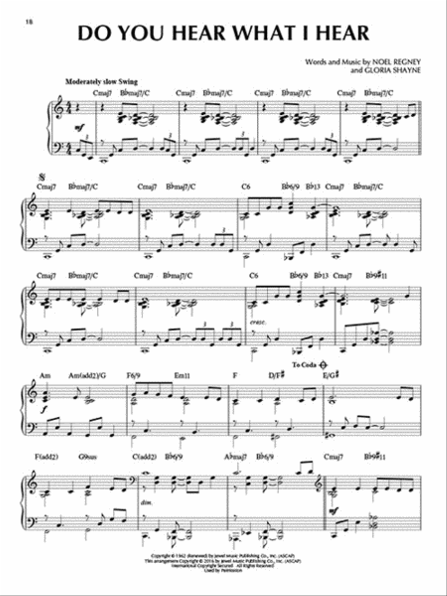 Christmas Standards Piano Solo scores gallery preview page 5