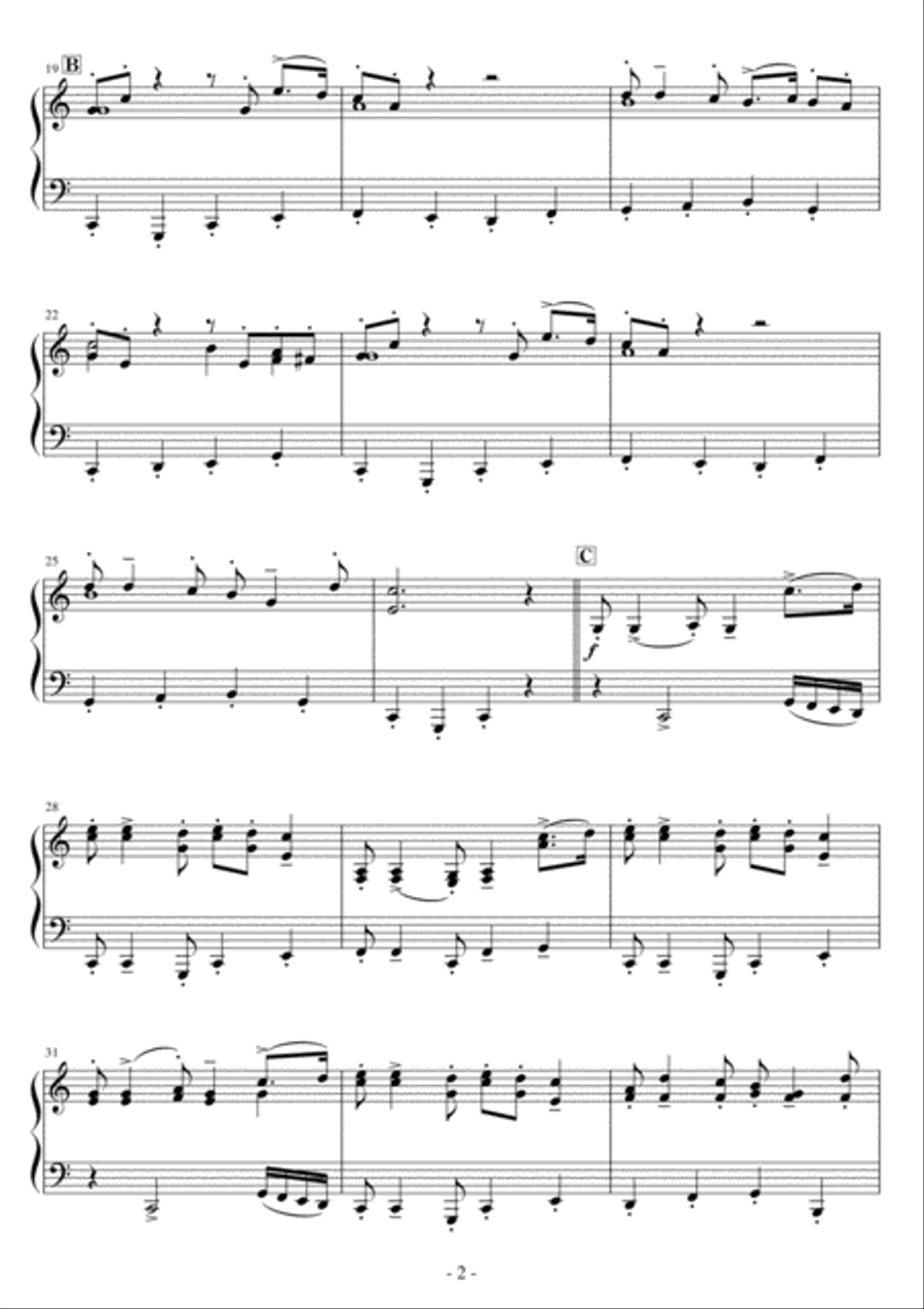 The Great Escape Waltz Easy Piano scores gallery preview page 2