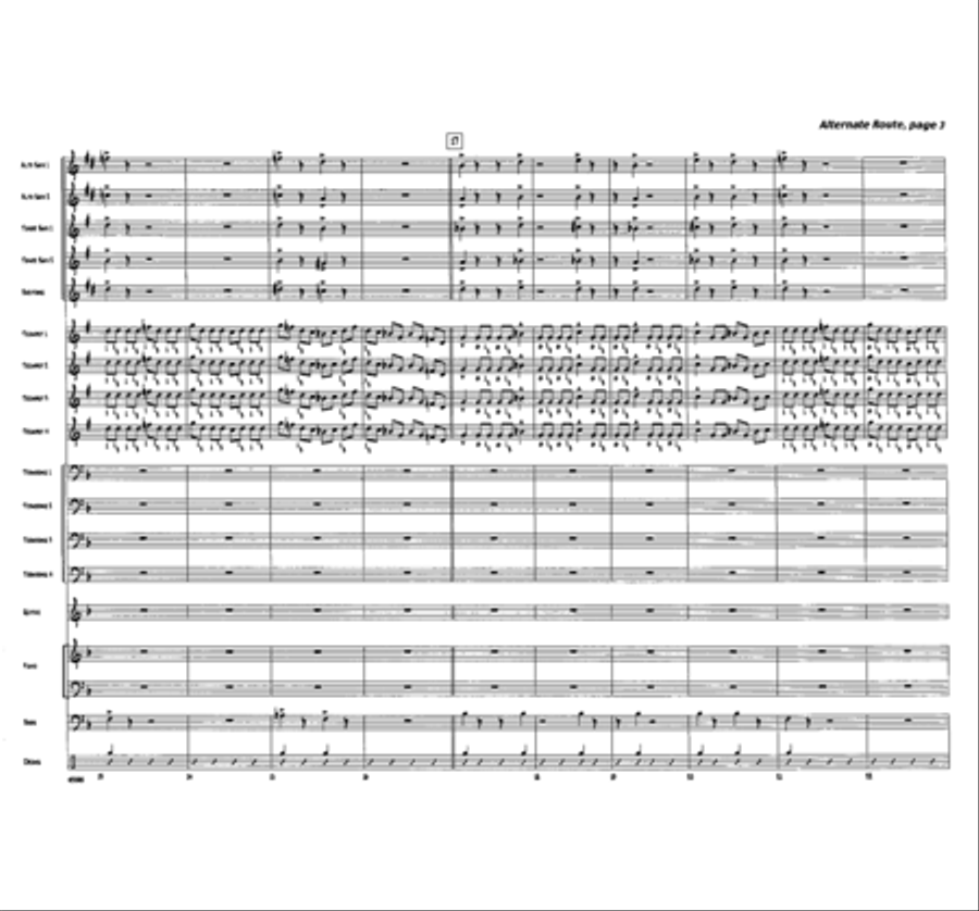 Alternate Route Jazz Ensemble scores gallery preview page 3