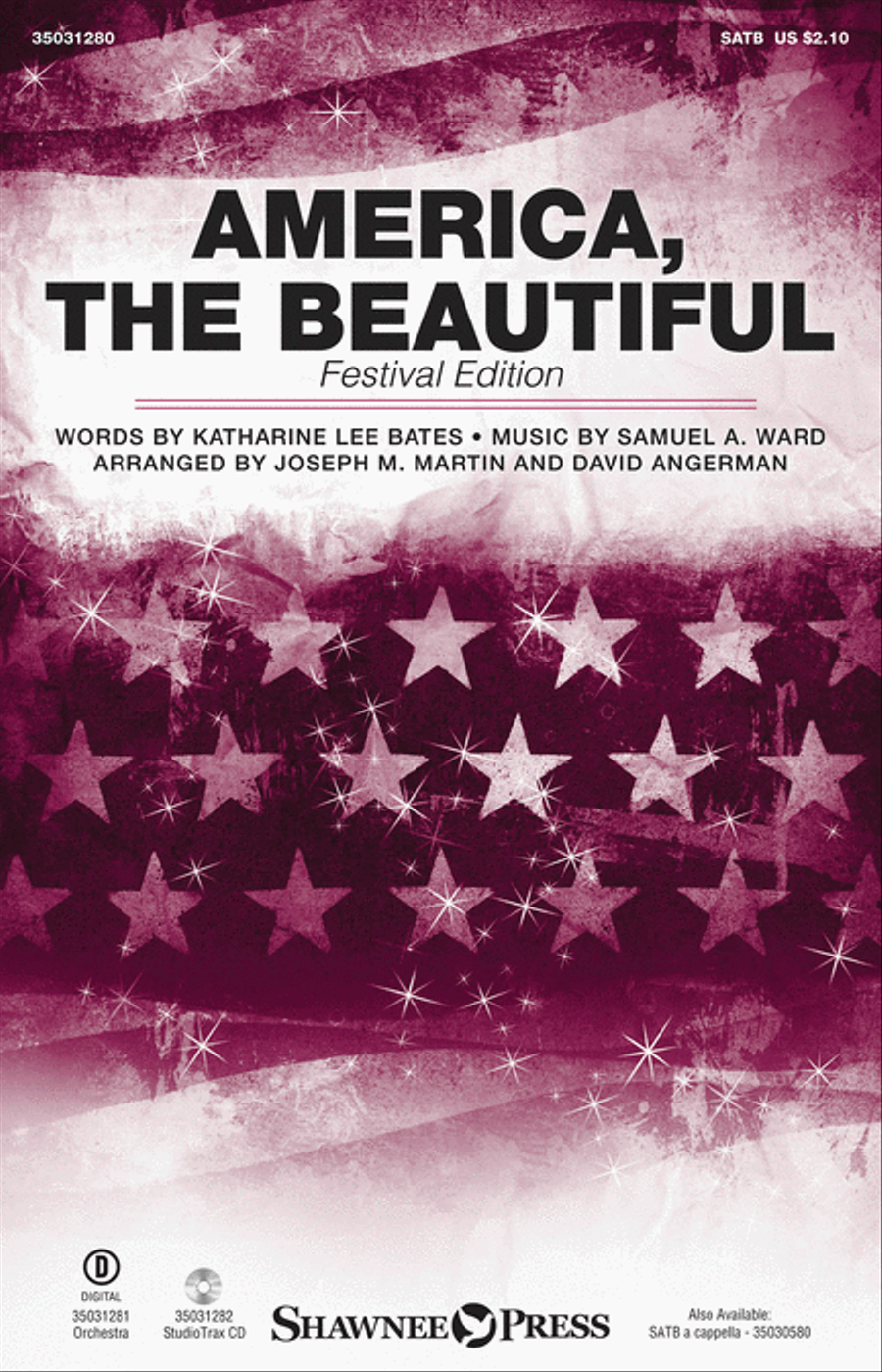 America, the Beautiful America, the Beautiful 4-Part scores gallery preview page 1