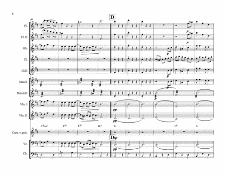 Circunstancias (Circumstances) Chamber Orchestra scores gallery preview page 6