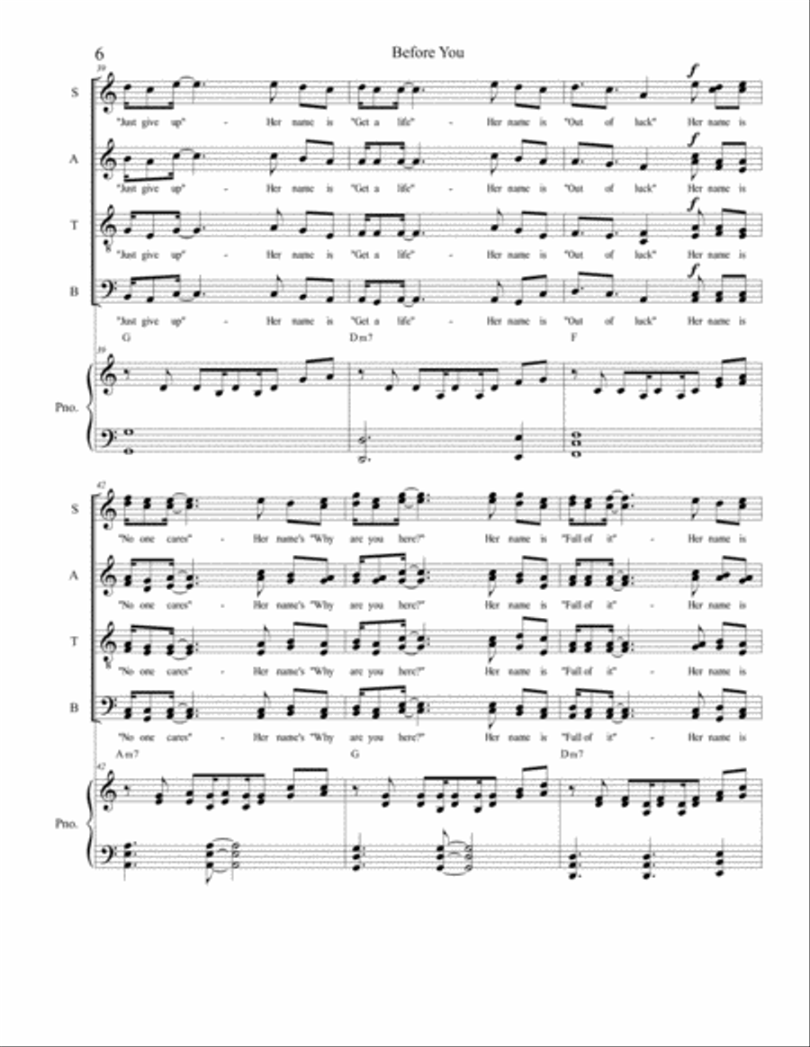 Before You 4-Part scores gallery preview page 6