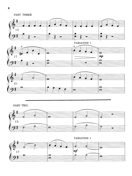 Minka Variations - Piano Trio (1 Piano, 6 Hands)