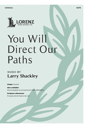 Book cover for You Will Direct Our Paths