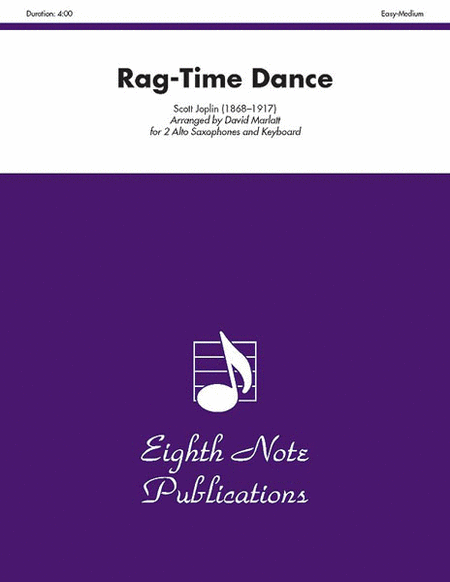 Rag-Time Dance by Scott Joplin Woodwind Duet - Sheet Music